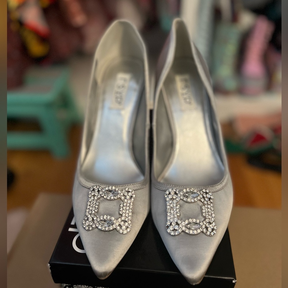 RSVP Sincere Silver Heels
